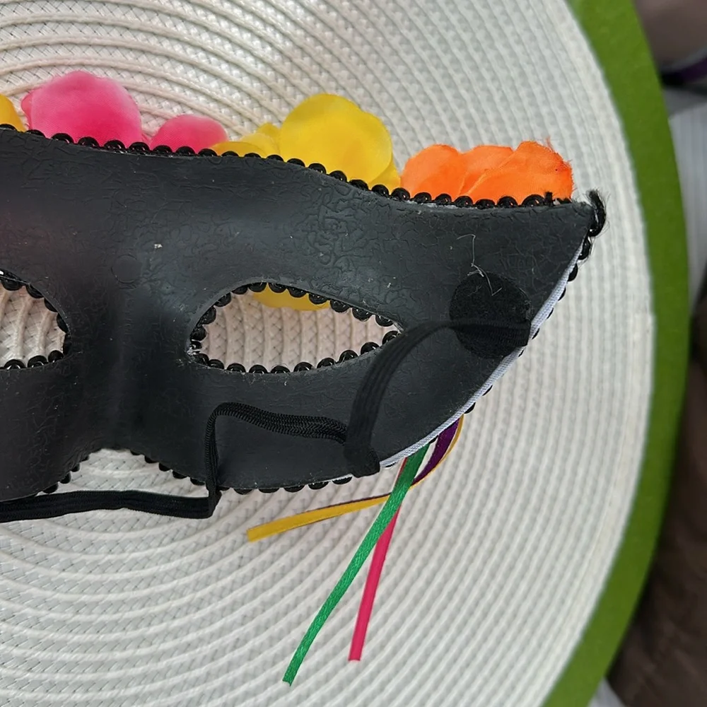 Flowered Masquerade Mask